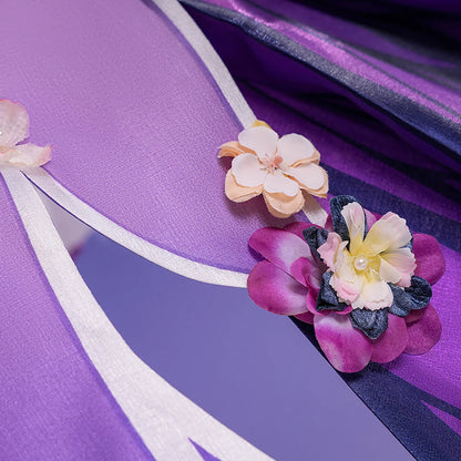 Honkai Star Rail Castorice Cosplay Costume Wig Dress Headwear Luminous Props Halloween Party for Women Girls Carnival Cos iCoser