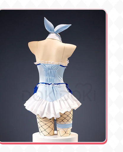 IN STOCK Kitagawa Marin Cosplay Costume Anime Cosplay DokiDoki-N Blue Bunny Girl Costume Marin Sexy Dress Rabbit Ears