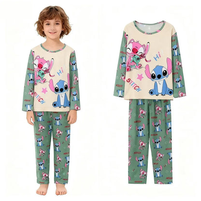Kids Pajamas Boys Pyjama Toddler Girl Pijamas Sets 3 to 4 5 6 7 8 9 10 11 12 Years Cute Cartoon Long Sleeve Children's Homewear