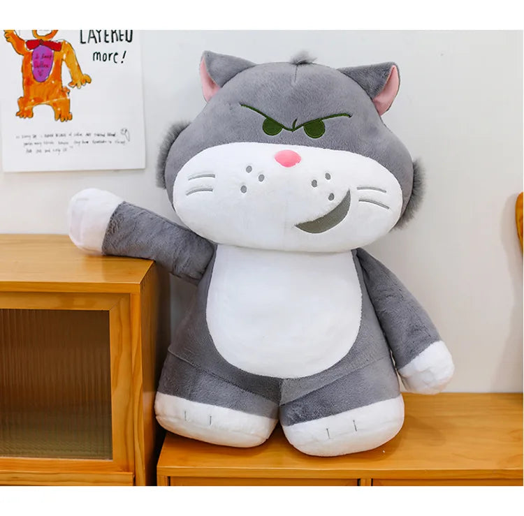 35/50/60cm Big Size Lucifer Disney Anime Plush Stuffed Doll Kawaii Room Decoration Plushie Children Pillow Ornament Holiday Gift