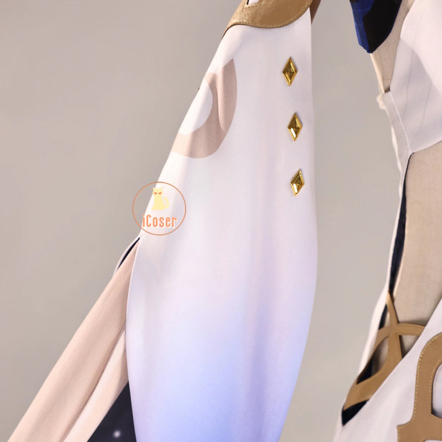 Genshin Impact Istaroth Cosplay Costume Wig Dress Uniform Tokoyo Ookami Kairos Four Shades Halloween Party for Women Girls Props