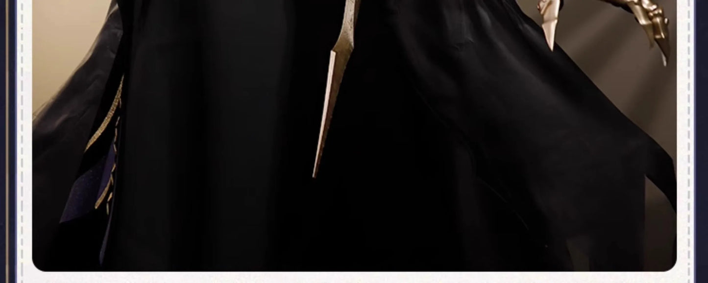 iCoser Honkai Star Rail Flame Reaver Cosplay Costume Uniform Cloak Ember Raider Mask Festival Halloween Party for Women Girls