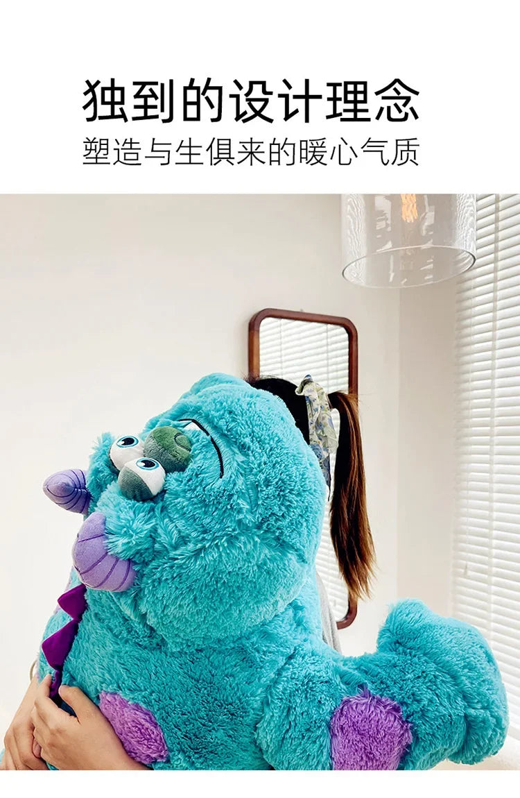 130cm Big Size Disney James P. Sullivan Cartoon Anime Plush Stuffed Doll Room Plushies Pillow Ornaments Children's Holiday Gifts