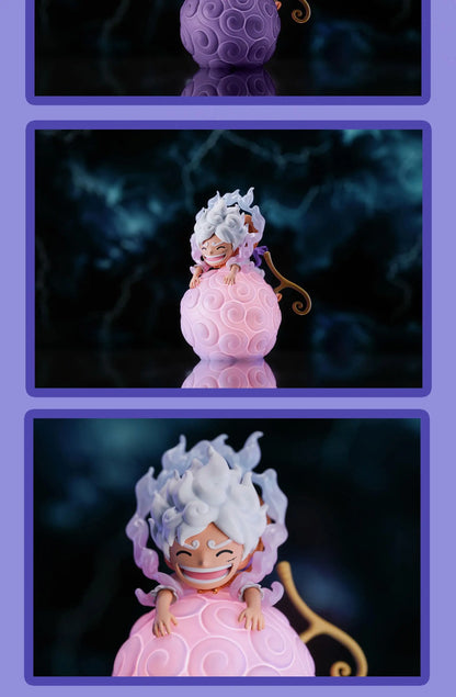 One Piece jimei Devil Fruit Serie Voice-Controlled Night Light Luffy Nico Robin Chopper Portga·D· Ace Anime Figure Desktop Model