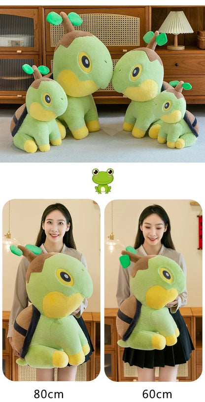 35/80cm Large Turtwig  Pokemon Plush Toys Anime Doll Cute Pillow Cartoon Giant Pokémon Plushie Stuffed Gift for Kids Christmas