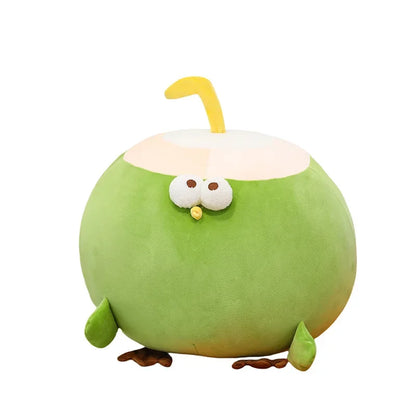 Hot 30-60cm Fun Coconut Chicken Animal Plush Doll Pillow Cute Big Eyes Big Chicken Leg Round Chicken Soft Plush Toy Home Decor