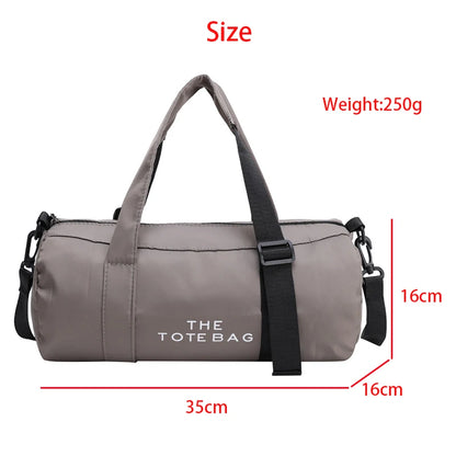 Small Fashion Gym Fitness Bag for Women – Yoga Sports Travel Weekender Mini Shoulder Duffle Handbag