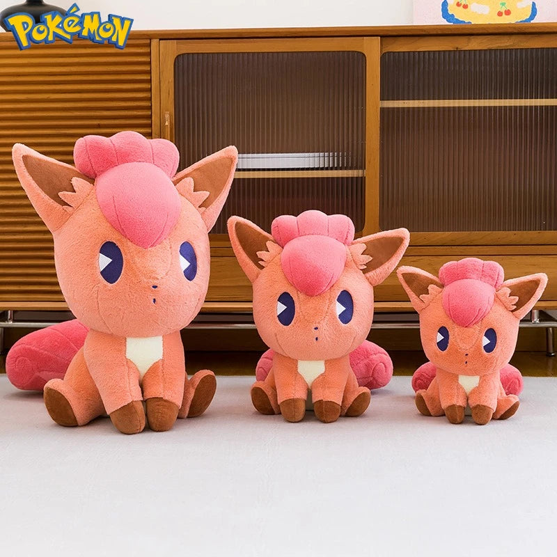 35/45/65CM Big Size Pokemon Vulpix Plushies Cartoon Anime Peluche Stuffed Animal Comfortable Soft Doll Kawaii Ornament Gifts