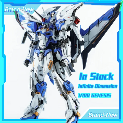 Infinite Dimension MG 1/100 GENESIS Model Kit Assembly Action Figure Robot Plastic Customized Doll Toy Gift