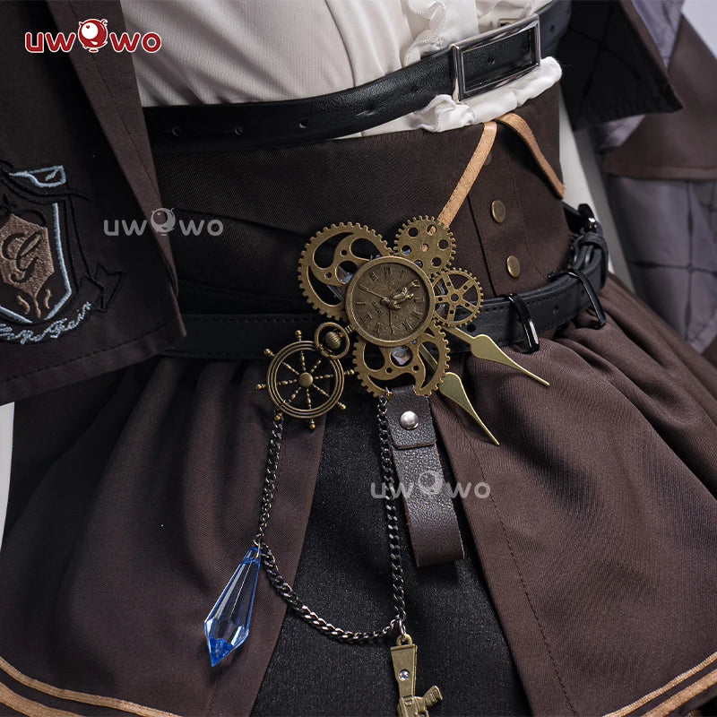 IN STOCK UWOWO Traveler Lumine Cosplay Game Genshin Impact Traveler Lumine Detective Cosplay Costume Halloween Costumes