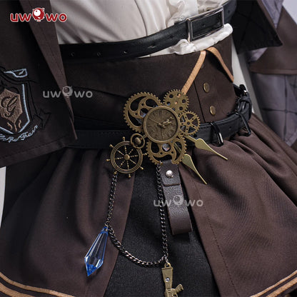 IN STOCK UWOWO Traveler Lumine Cosplay Game Genshin Impact Traveler Lumine Detective Cosplay Costume Halloween Costumes