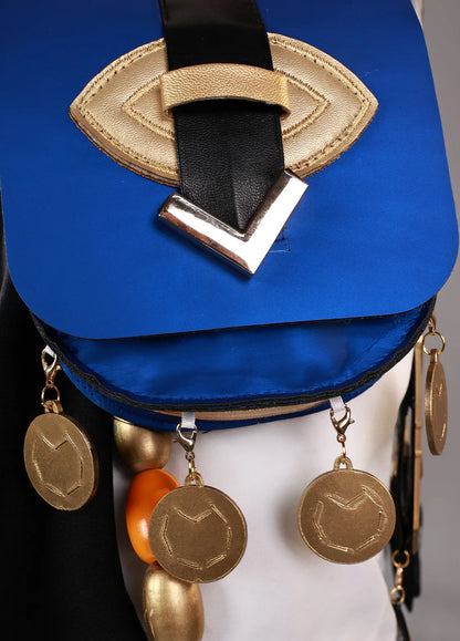 Honkai Star Rail Cipher Cosplay Costume Wig Uniform Jumpsuit Cifera Headwear Tail Halloween Party for Women Girl Carnival iCoser