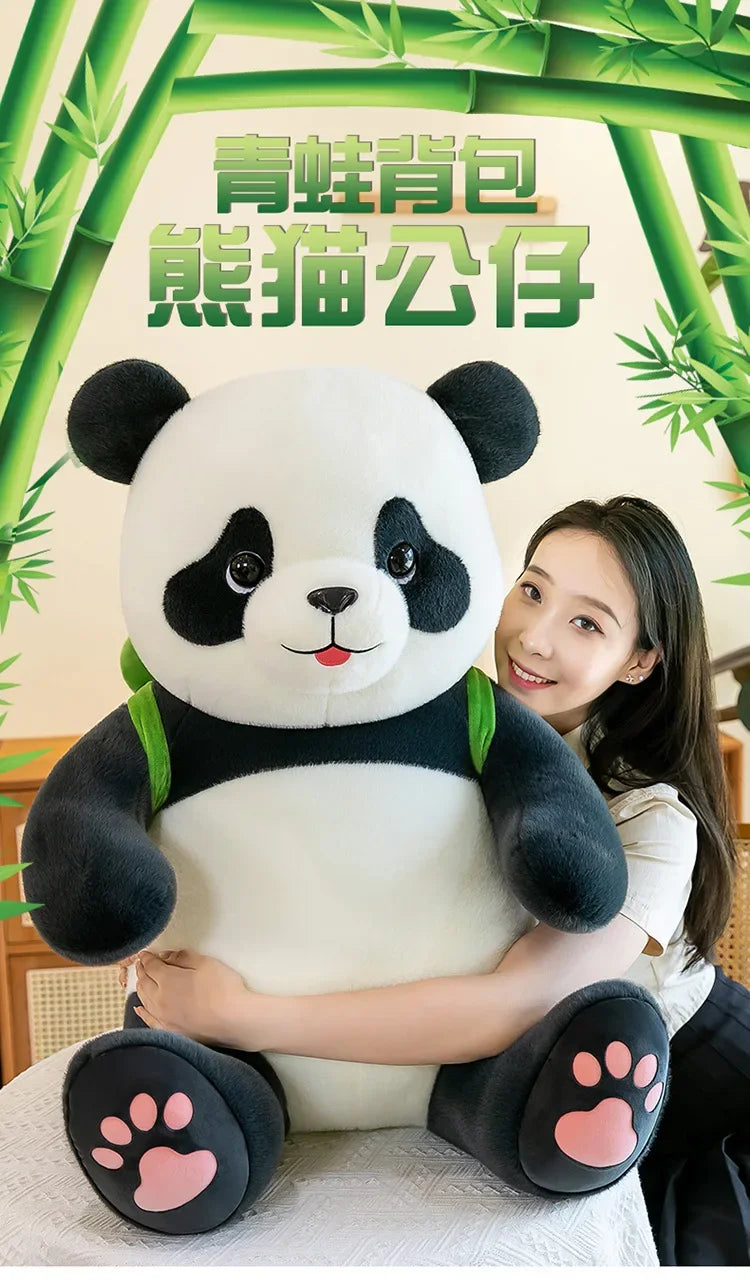 30-60cm Chinese Panda Plush Toy Chest Listing Super Full Soft Chinese National Treasure Animal Doll Children's Birthday Gift