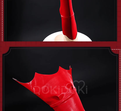 Tsukiyomi Utau Cosplay Costume Anime Shugo Chara Cosplay DokiDoki-R Women Cute Red Dress Tsukiyomi Utau Devil Cosplay Christmas