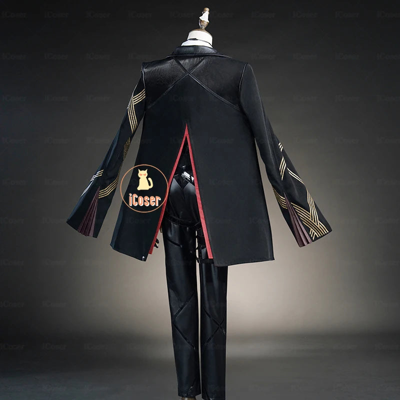 Zenless Zone Zero Evelyn Chevalier Cosplay Costume Wig Uniform Jacket Headwear Earrings Stars of Lyra Halloween Party Women Prop