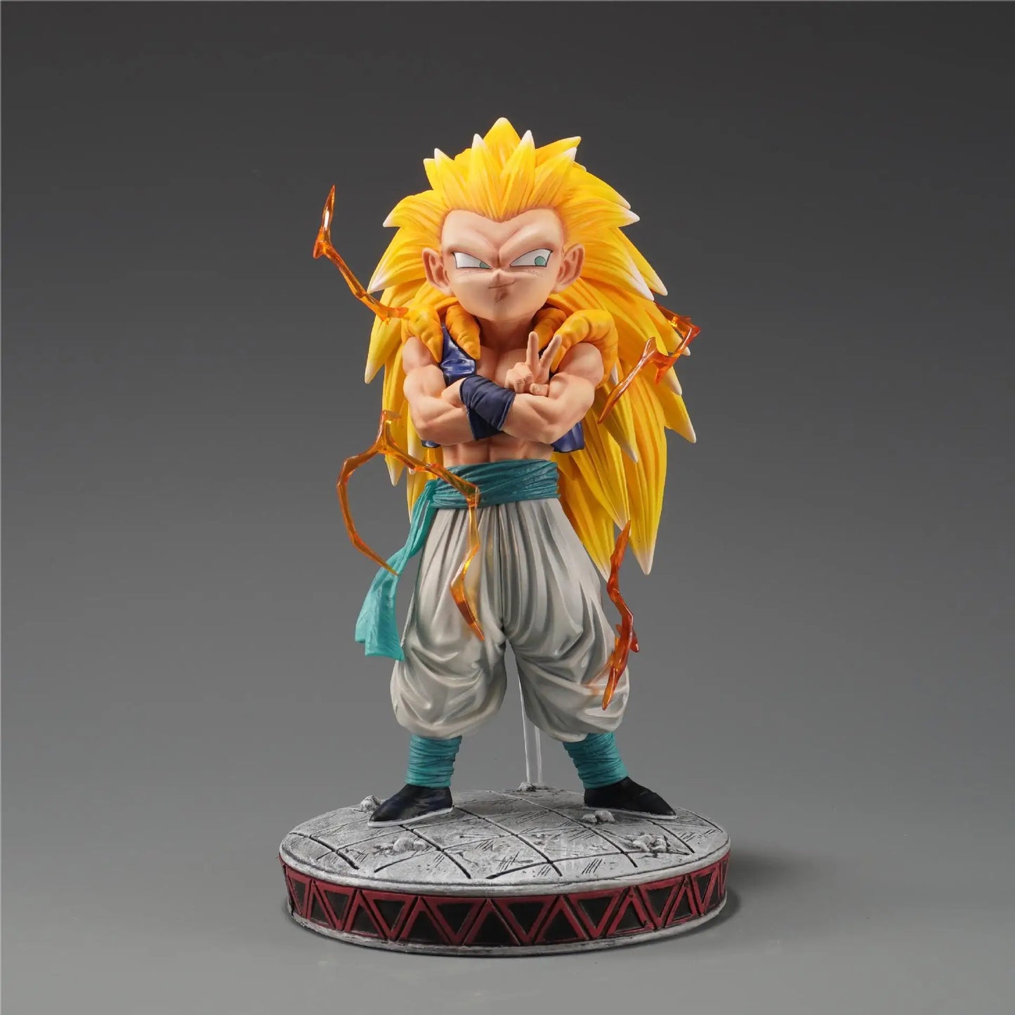 Dragon Ball Z Figures Super Saiyan Gotenks Anime Figurine Ghost Squad Model Statue Doll Collection Decoration Kids Toys Gift
