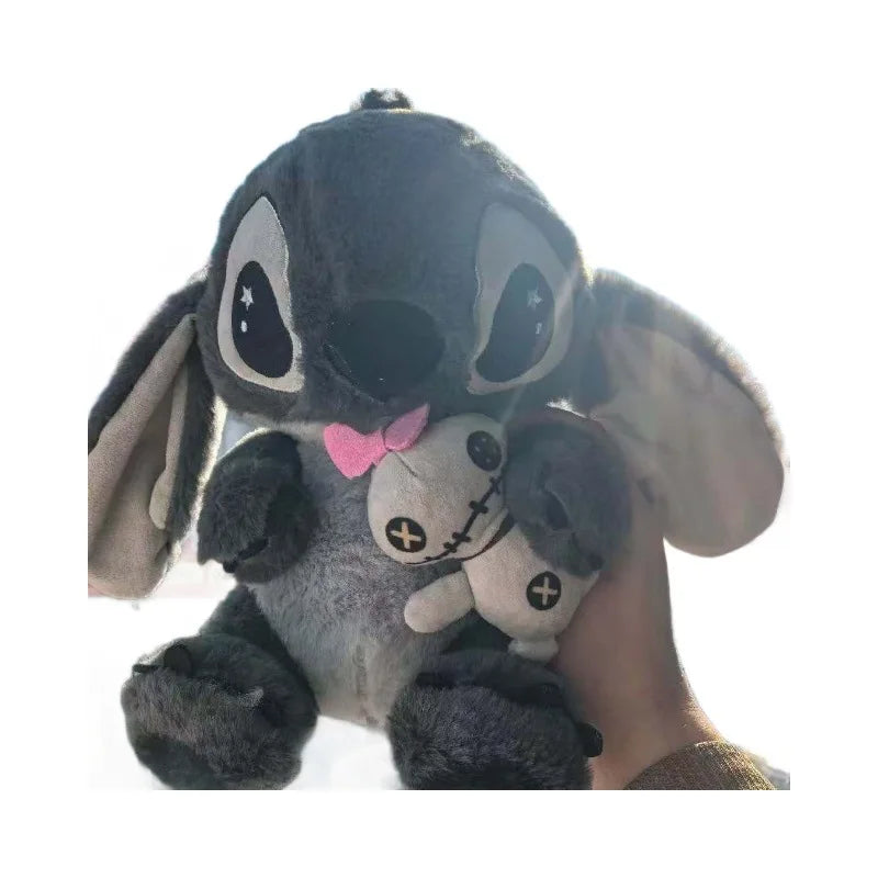 Disney Lilo & Stitch Scrump Plush Toys Grey Kawaii Anime Plushie Dolls Stitch Soft Stuffed Pillows Christmas Gifts for Childrens