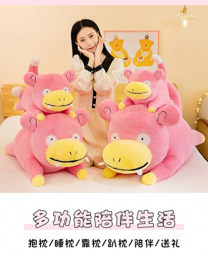 45/60/80CM Big Size Pokemon Slowpoke Plushies Cartoon Anime Plush Soft Doll Pillow Kawaii Stuffed Plushie Give Gift To Children