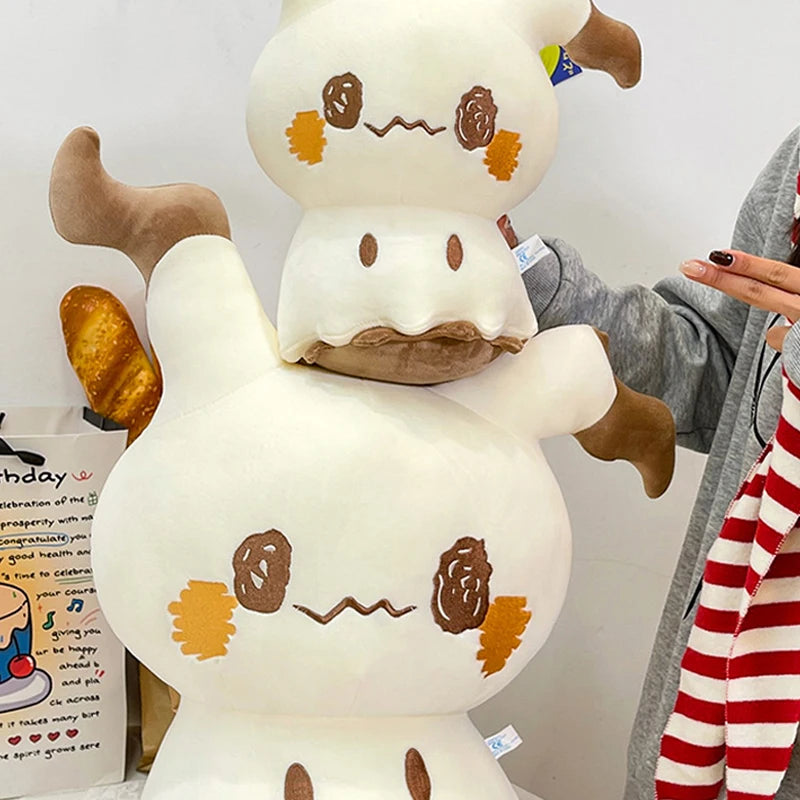 35/95cm Mimikyu Large Pokemon Plush Toys Anime Doll Cartoon Pikachu Pokémon Plushie Kawaii Stuffed Gift for Kids Birthday Xmas