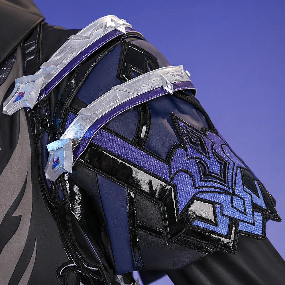 Genshin Impact Kyryll Chudomirovich Flins Cosplay Costume Wig Uniform Outfit Carnival Halloween Party for Women Men Role Play