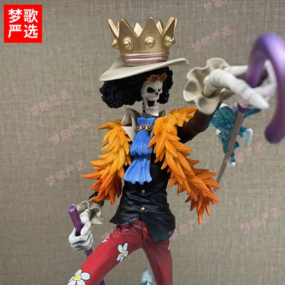 33cm One Piece Anime Figure Lx Burukku Two Years Later Figurines Trendy Table Decorations  Set Up Christmas Collection Toys Gift