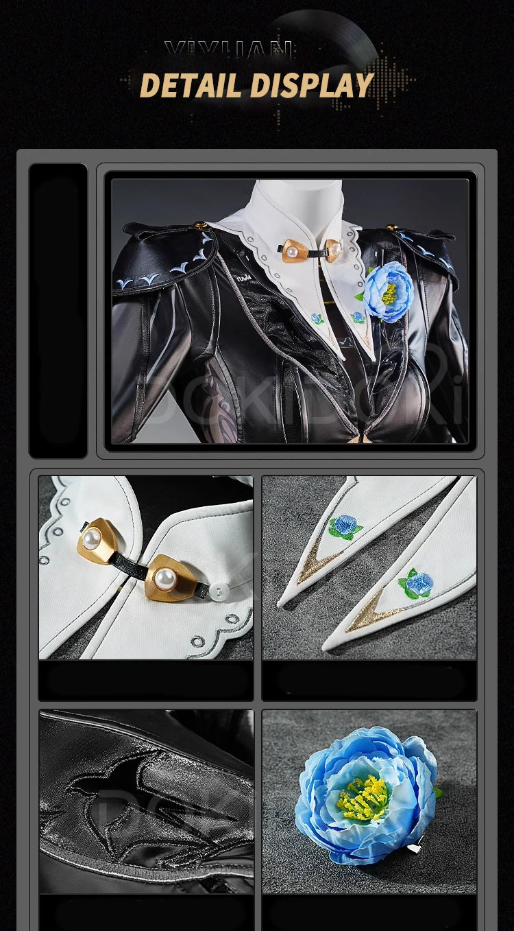 IN STOCK Yixuan Cosplay Costume Game Zenless Zone Zero DokiDoki-R ZZZ Women Black Yellow Bodysuit Yixuan Cosplay Master Costume