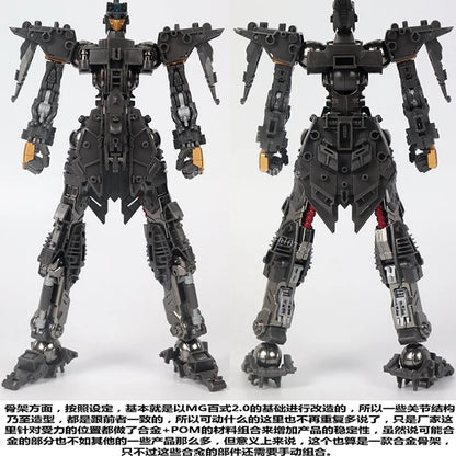 SHENMA Model Hyaku Shiki Kai MG 1/100 Golden Fighter Full Armor FA Assembly Model Kit Action Figures Plastic Model Kits Toy Gift