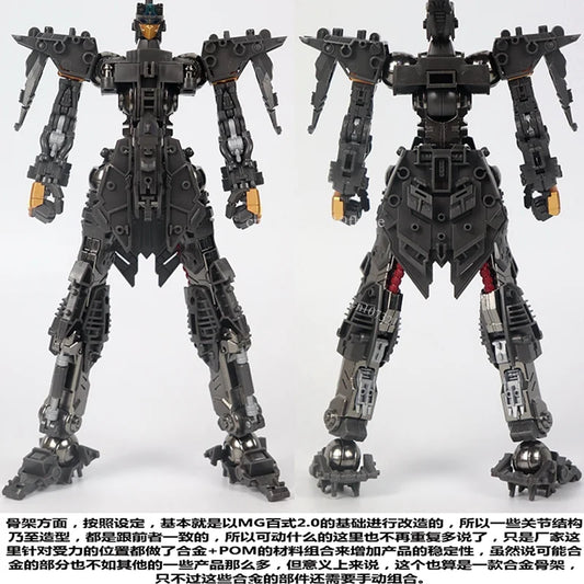 SHENMA Model Hyaku Shiki Kai MG 1/100 Golden Fighter Full Armor FA Assembly Model Kit Action Figures Plastic Model Kits Toy Gift