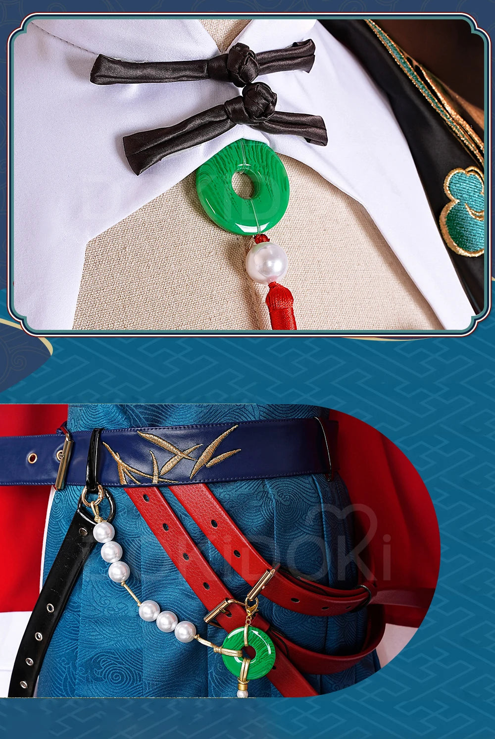 Jiaoqiu Feixiao Cosplay Costume Game Honkai: Star Rail【S-3XL】DokiDoki-R Foxian Ears Plus Size