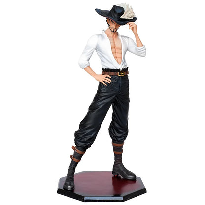 29cm ONE PIECE Dracule Mihawk Anime Figures Top Decisive Battle Action Figure PVC Model Toys Collection Ornaments Doll Fans Gift