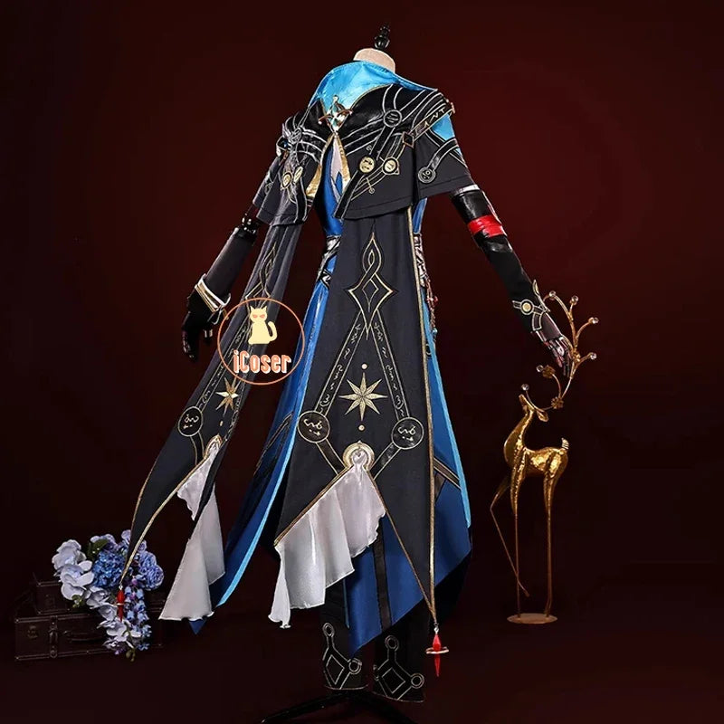 Honkai Star Rail Anaxa Cosplay Costume Wig Uniform Outfit Anaxagoras Grove of Epiphany Amphoreus Carnival Halloween Women Men