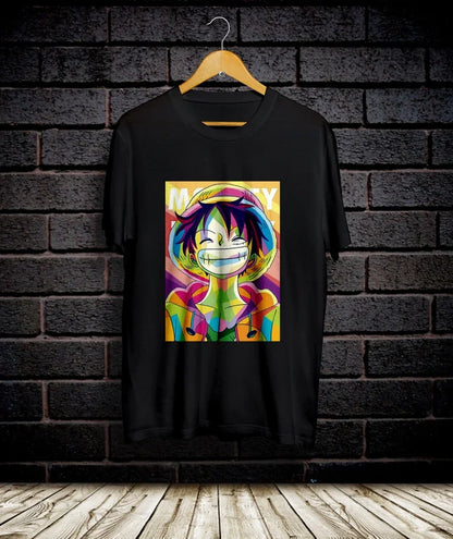 Men's One Piece Luffy Zoro T Shirt Cotton Crew Neck Short Sleeve Tops Tee Casual Clothing Vintage Harajuku Hip Hop Couple Unisex