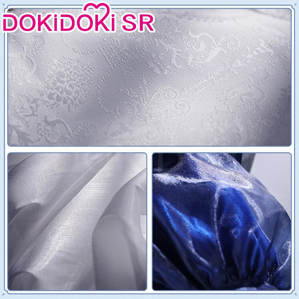 Furina Focalors Doujin Cosplay Costume Game Genshin Impact DokiDoki-SR Fontaine Furina Alice Women Cute Doujin Dress