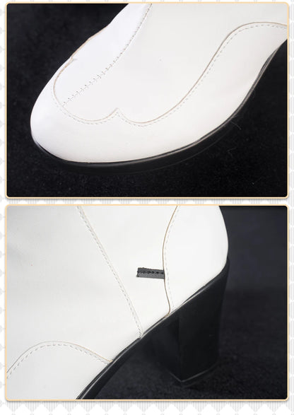 UWOWO Phoebe Shoes Game Wuthering Waves Phoebe  Cosplay Shoes White shoes Woman Size 36-43