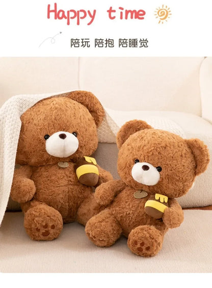 Hot 30-50CM Kawaii Cartoon Anime Honey Pot Teddy Bear Animal Doll Cute Plush Toy Children's High Quality Stuffed Toy Pillow