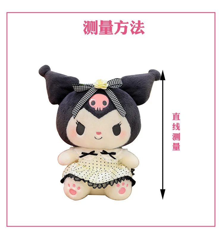 Sanrio Big Size 80cm Cute Kuromi My Melody Soft Stuffed Sofa Body Throw Pillow Plush Toys Dolls Kawaii Room Decor Holiday Gifts