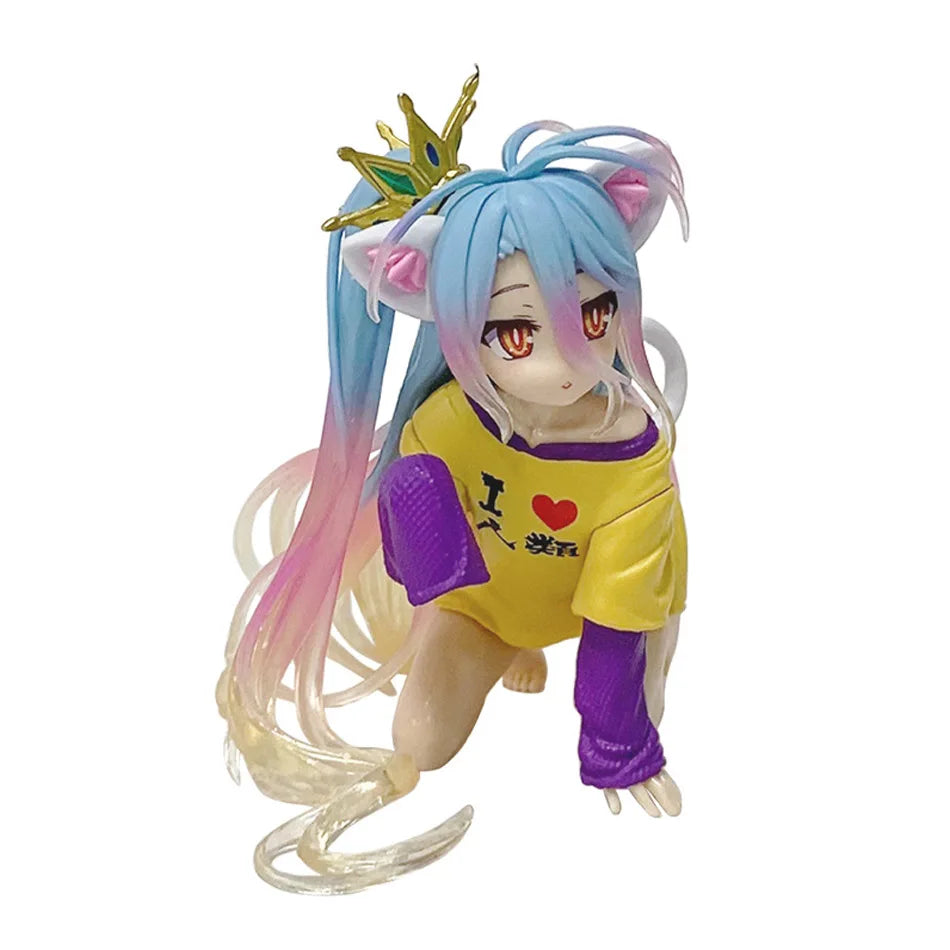 2026 New Style - Anime & Game Character Sister Outfit with Cat Ears, Sexy Collectible Model Toy, Cute Decoration, Fan Collection