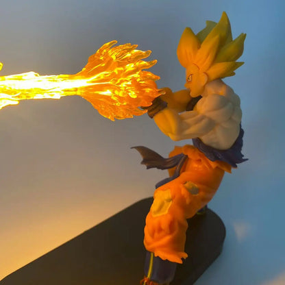 New Dragon Ball Son Goku Kamehameha Night Lamp Desktop Decoration Model Night Anime Surrounding Children'S Toys Birthday Gift