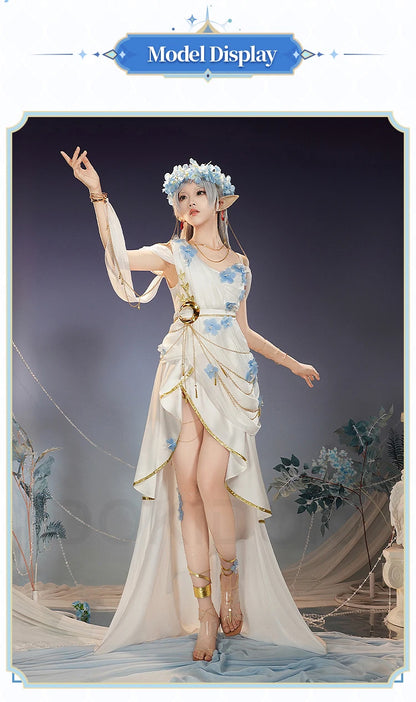 IN STOCK Frieren Cosplay Doujin Costume Anime Frieren: Beyond Journey's End DokiDoki-SR Women Witch Dress Frieren Oracle Wig