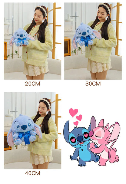 20/30/40CM Big Size Stitch Disney Anime Plush Stuffed Doll Kawaii Room Decor Plush Pillow Children's Holiday Gifts