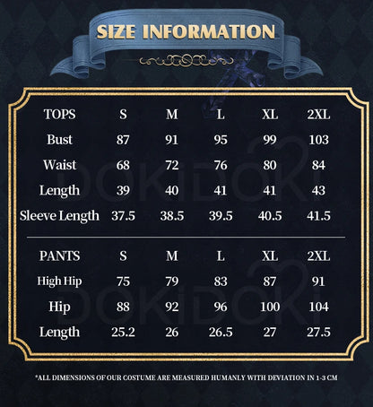 IN STOCK Lady Cosplay Costume Game【S-2XL】DokiDoki-R Women White Suit Halloween Cosplay Lady Costume Plus Size