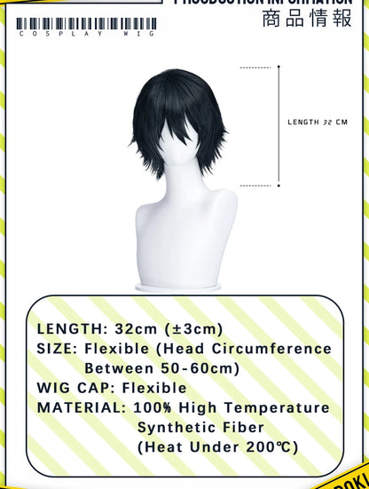 Rintarou Ayato Saku Shouhei Wig Anime The Fragrant Flower Blooms with Dignity DokiDoki Rintarou Cosplay