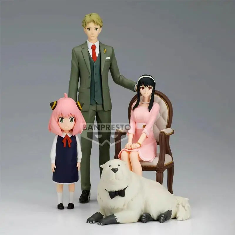 Bandai Original In Stock SPY FAMILY Anime Figure Twilight Anya Yor Bond Anime Action Figuresmodel Boxed Toys Ornaments Gift