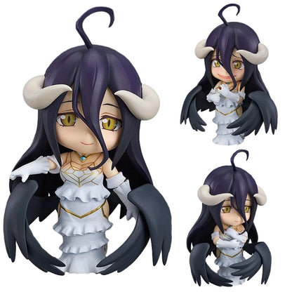10cm #642 Albedo Anime Figure OverLord #631 Ainz Ooal Gown Action Figure Sexy Girl Figurine PVC Collection Model Doll Toys