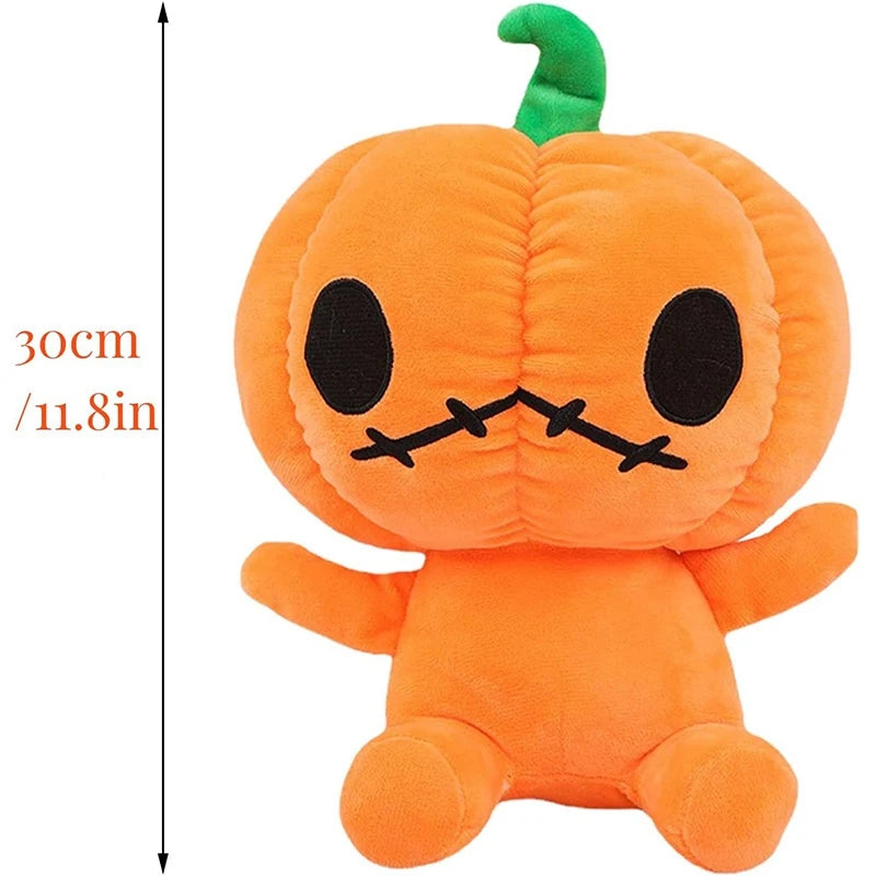 30cm Halloween Pumpkin Plush Toy Party Festival Cotton Soft Pumpkin Stuffed Dolls for Kids Halloween Christmas Birthday Gifts