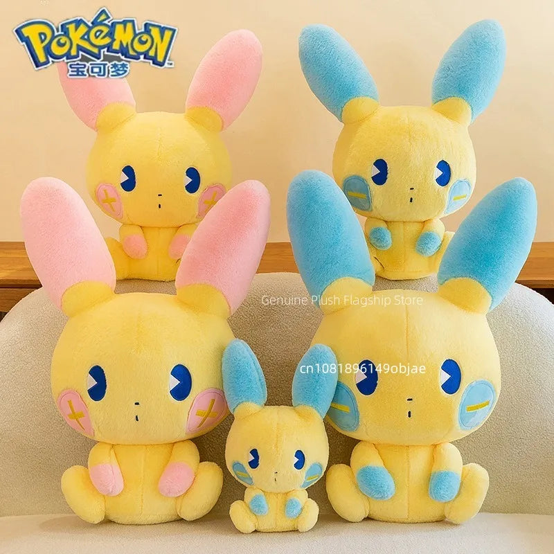 30/50/70cm Big Size Positive and Negative Pikachu Pokemo Anime Plush Stuffed Doll Room Decoration Plushies Pillow Holiday Gifts