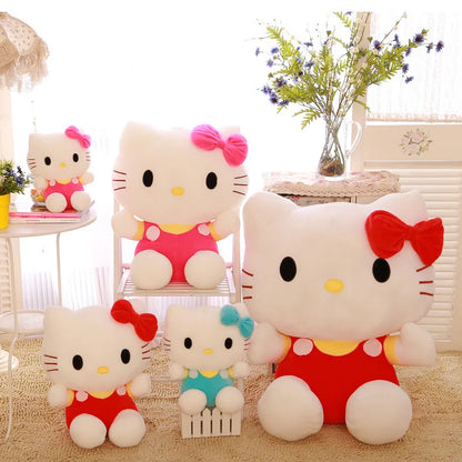 Big Size Sanrio Plush Hello Kitty Plush Hello Kitty Plushies Kawaii Hello Kitty Stuffed Dolls Animal Toy Ragdoll Home Xmas Gift