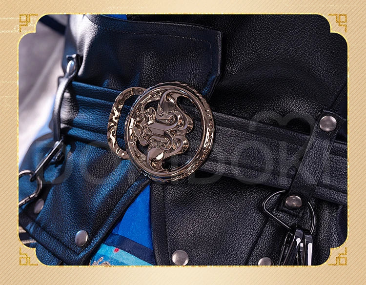 Heavy Frost Heroine Cosplay Costume Game Love and Deepspace DokiDoki-R Women Halloween Dress Heroine MC Blue Suit Sylus