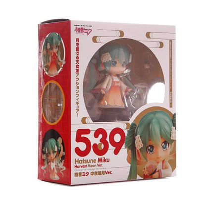 10cm/3.94in #1939 Hatsune Miku Anime Figure 15th Anniversary Strawberry Miku Action Figure #1940 Miku Collection Model Doll Toys