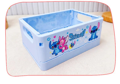 New Stitch Folding Storage Box Interstellar Baby Stitch Stacking Music Desktop Stationery Storage Rack